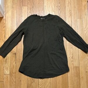 Croft & Barrow Dark Green Long Sleeve Top